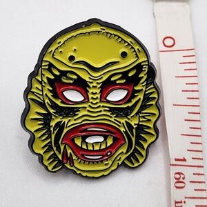 Lagoon Monster Face Pin